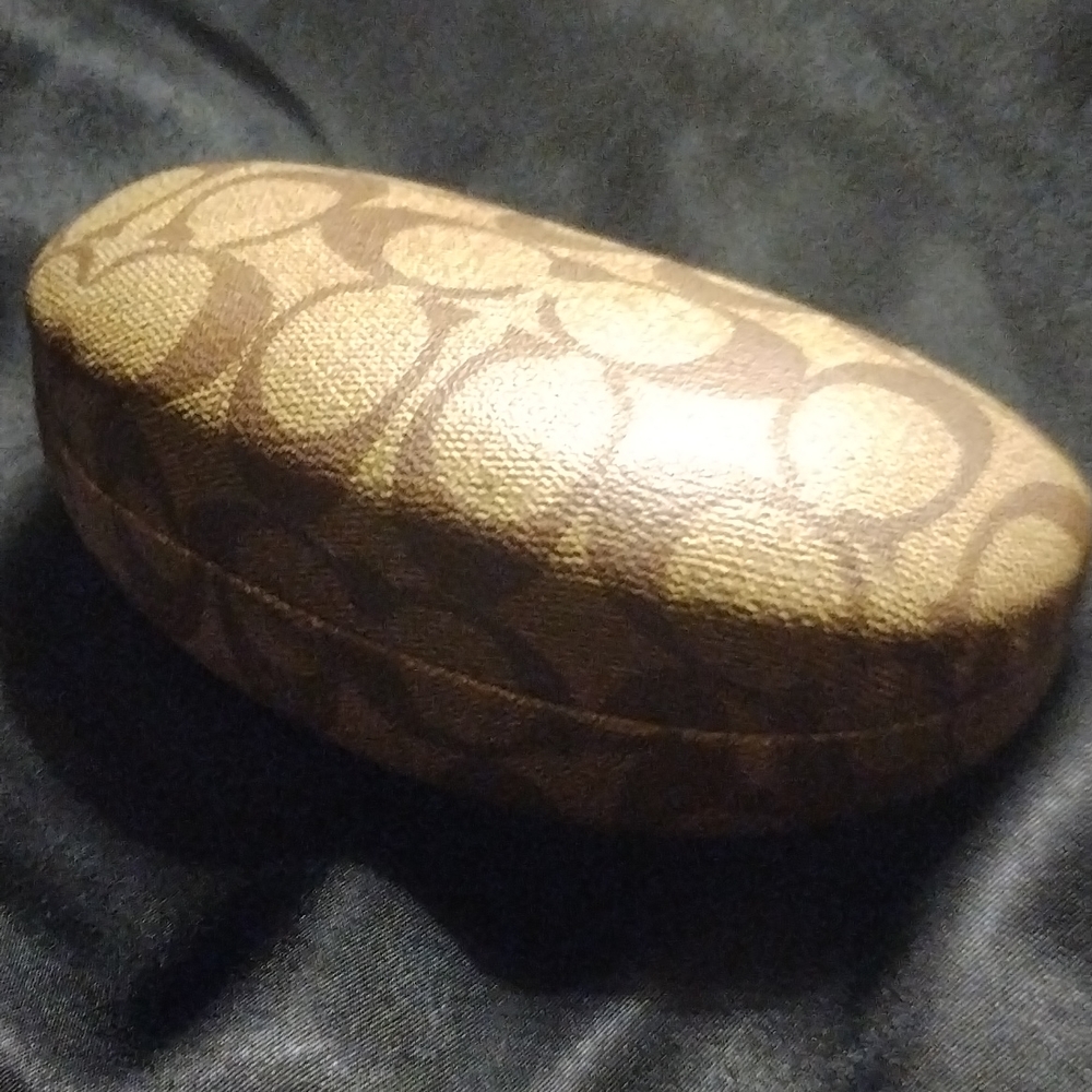 Authentic Designer Coach Monogram Sunglasses Case - image 4